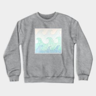 Curly Waves Crewneck Sweatshirt
